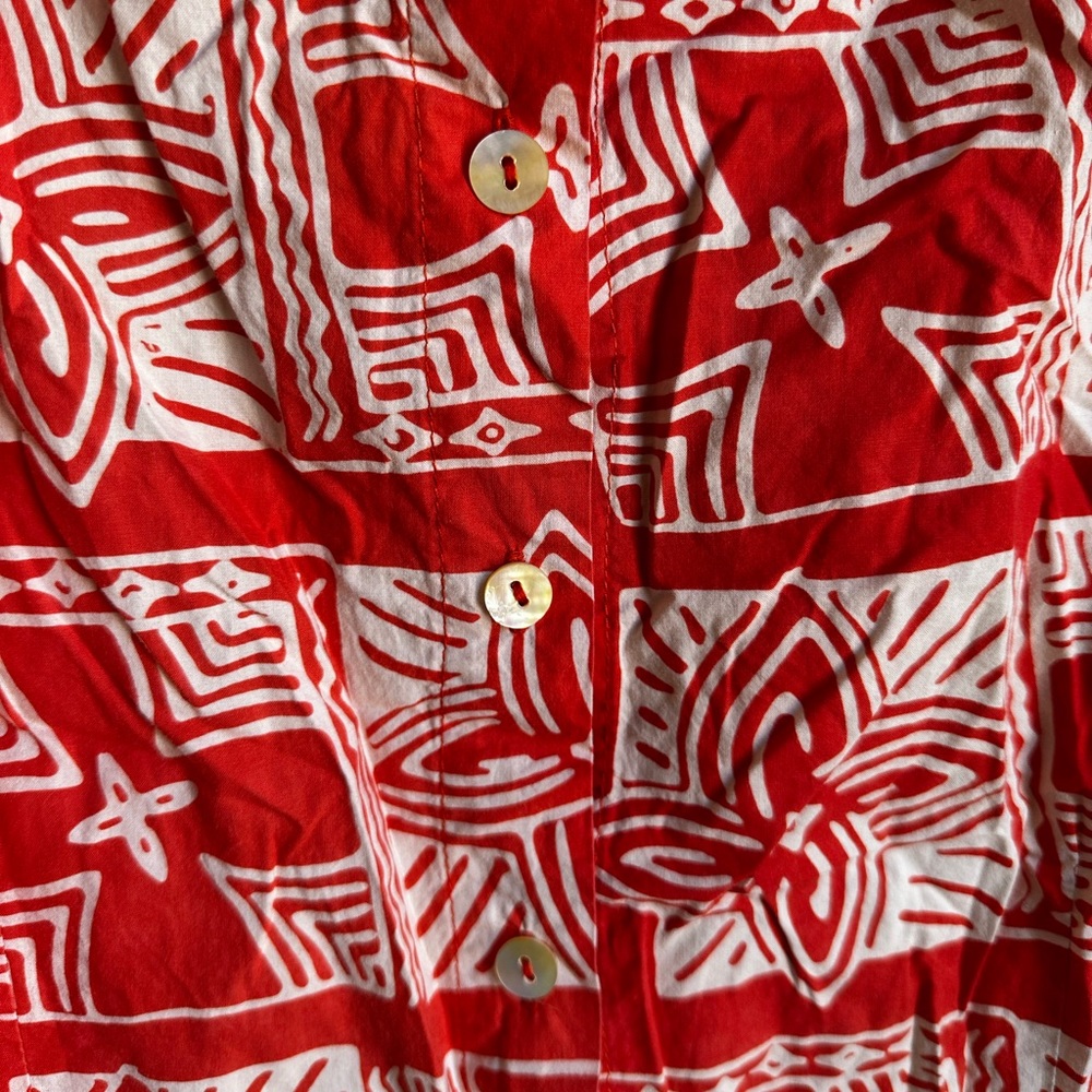 White Rice Print Top - Picture 4 of 6